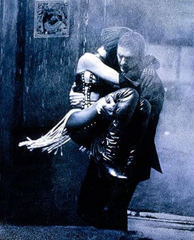 Kevin Costner and Whitney Houston in The Bodyguard