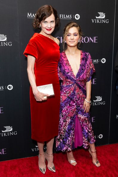 Elizabeth McGovern and Haley Lu Richardson