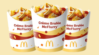 mcdonalds creme brulee mcflurry dessert