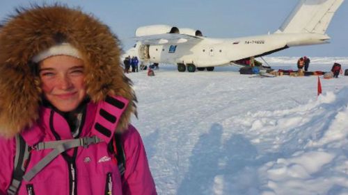 14-year-old Jade Hameister wants to be the youngest person to complete the Polar Hat Trick. (Instagram/jadehameister)