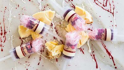 Anna Polyviou's Berry Me in Cheesecake push pops