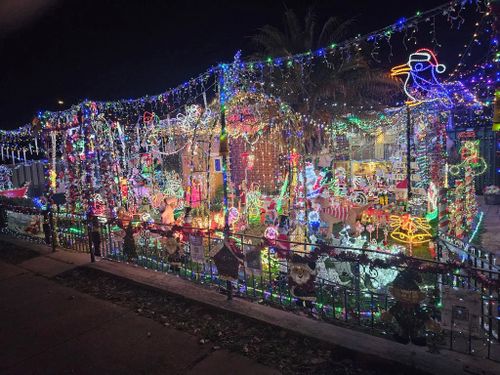 Luci di Natale a Croydon Park, SA