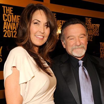 Robin William, Susan Schneider,  2012 The Comedy Awards, New York