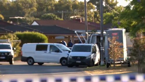 Neighbours have described hearing a woman screaming around 8.30am on Tinsel Avenue.