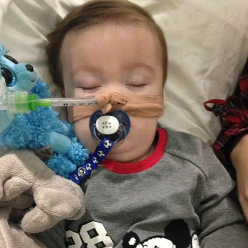 Alfie Evans has been battling an un-diagnosed degenerative brain disease. (Supplied)