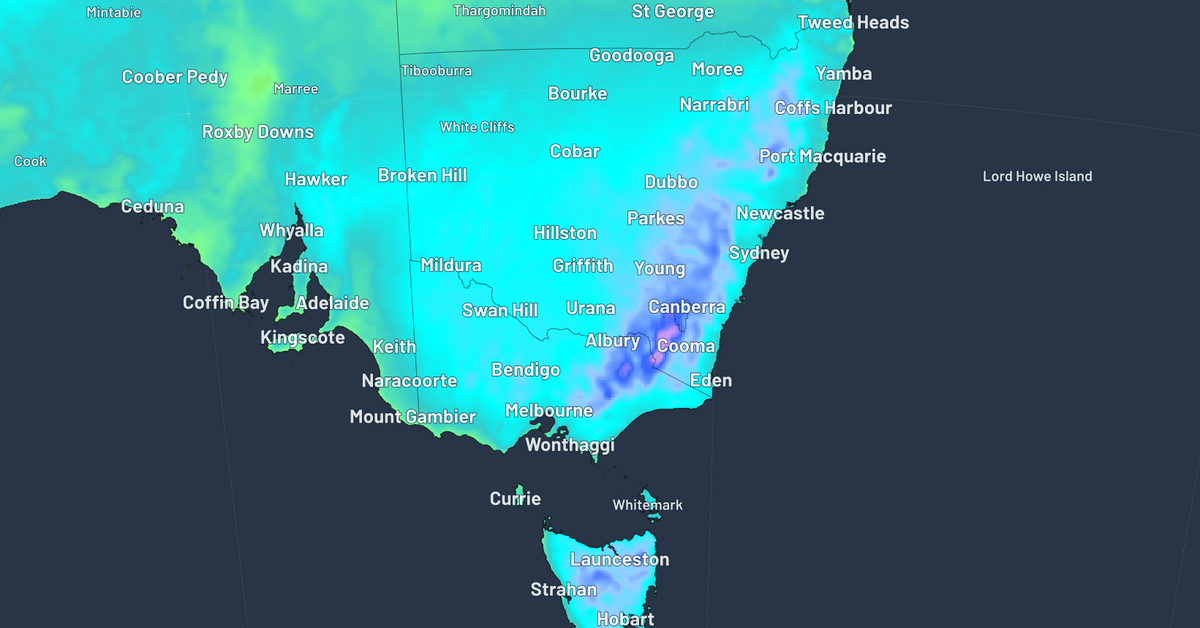 Australians left shivering as icy polar blast sweeps through