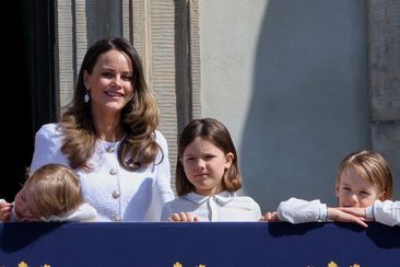 Princess Sofia with her sons