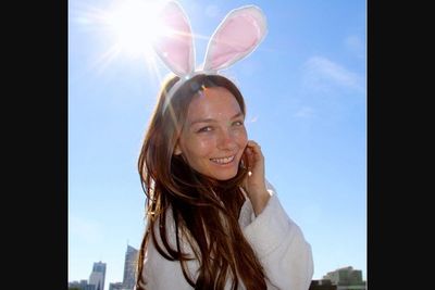 'HAPPY EASTER everybody!!!! The whole point of today is to eat as much chocolate as humanly possible right??? Haha,' she wrote on Instagram.<br/><br/>Image: Ricki-Lee/Instagram