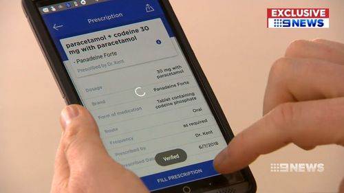 World first technology has been developed by a Sydney doctor which will mean patients no longer have to make a trip to their GP every time they need a script. Picture: 9NEWS