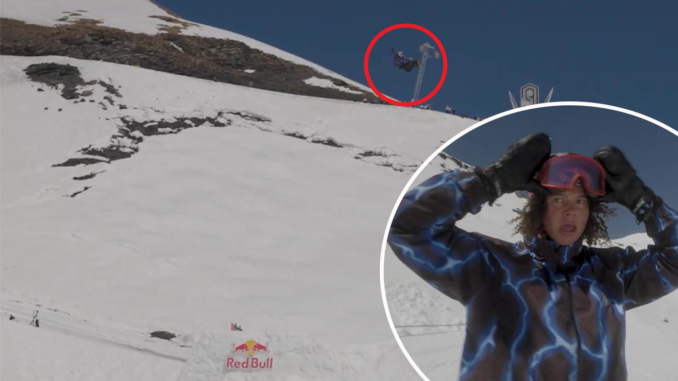 Australian snowboarding prodigy Valentino Guseli breaks highest air world record with 'gnarly' jump