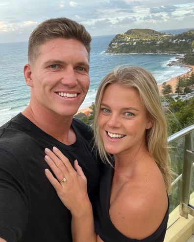 Reuben Garrick and Riley Wishart engagement