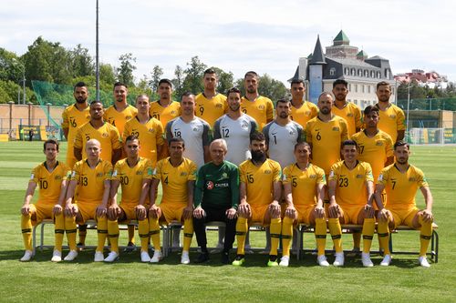 Around 5000 Australians have also travelled to the country to watch the Socceroos in the tournament. Picture: AAP.