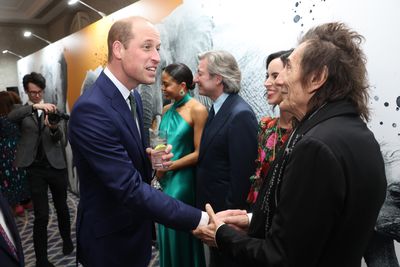 Prince William meets Ronnie Wood