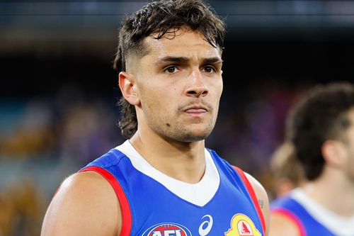 Jamarra Ugle-Hagan of the Bulldogs