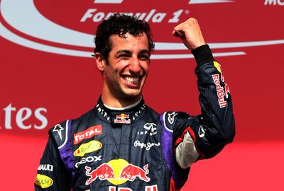 And rightfully so, Ricciardo enjoyed the moment.