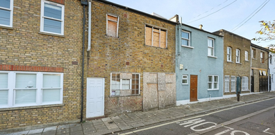 Filthy three-bedroom terrace house in Hammersmith, West London, has gone on the market for $1.3 million 