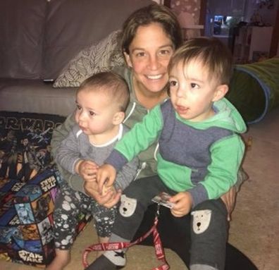 Heidi Krause and her gorgeous sons