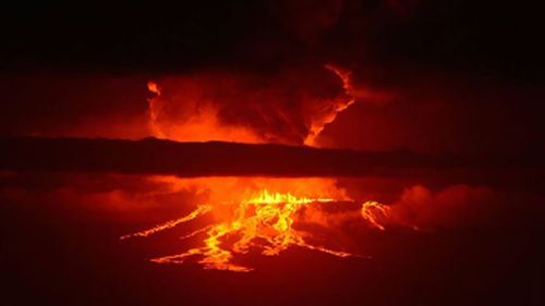Dormant Galapagos Islands volcano erupts for first time in three decades