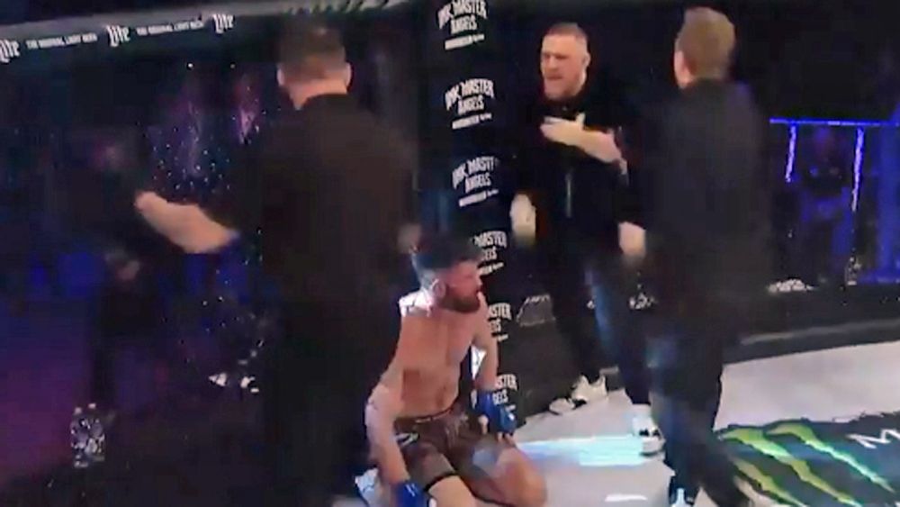 Conor McGregor fights referee at Bellator 187 after Charlie Ward beats John Redmond