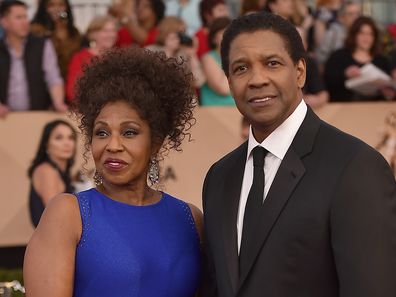 Denzel Washington and Pauletta Pearson.