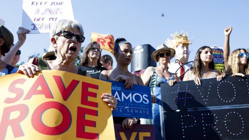 Liberals fear Judge Kavanaugh's appointment would threaten Roe v. Wade. Picture: AP