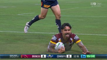 'Really bad blue' leads to Broncos try