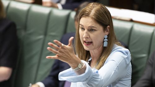 Housing Minister Julie Collins during Question Time