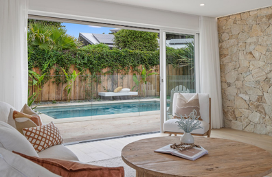 Byron Bay property with resort-style pool on the market.