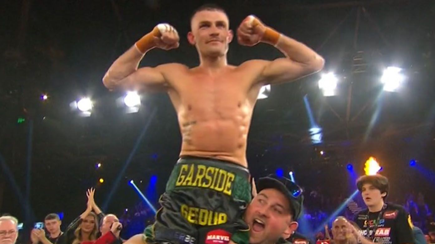 Aussie Olympic hero Harry Garside refuses to sit in gruelling 10-round win, leaving boxing world stunned