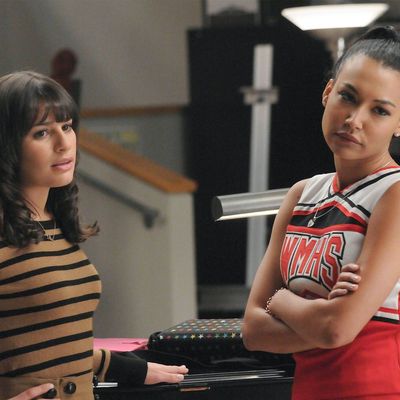 Glee: Lea Michele and Naya Rivera