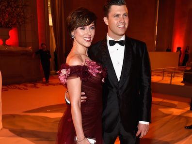 Scarlett Johansson and Colin Jost