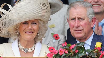 Prince Charles and Camilla at Melbourne Cup 2012.