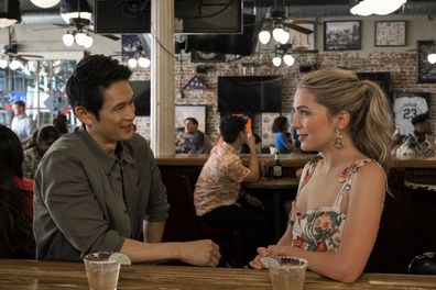 Solomon Chau (Harry Shum Jr) and Jennifer Carter (Jessica Rothe) in All My Life, directed by Marc Meyers.