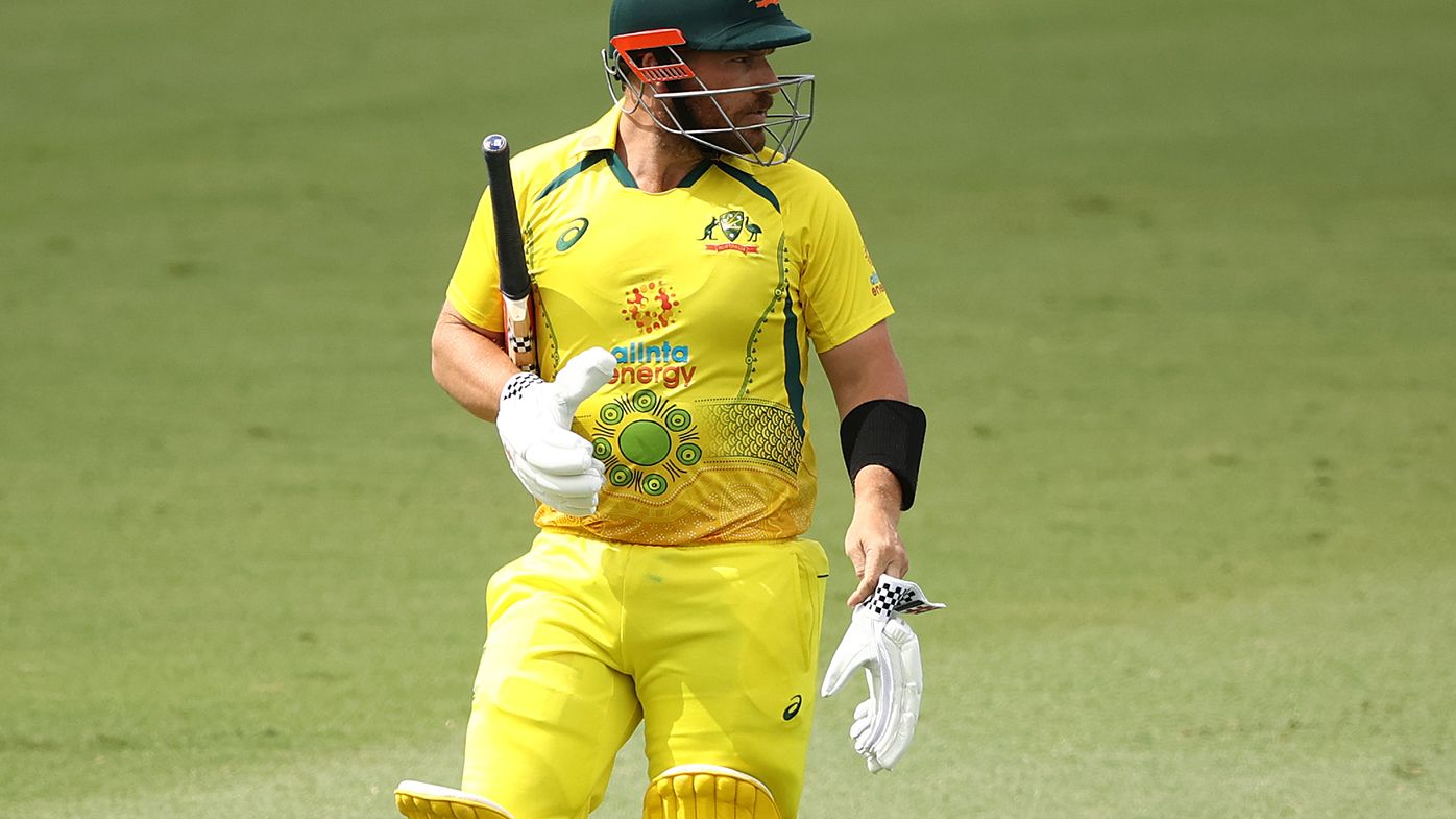 Aaron Finch's horror run continues, dismissed for his fifth duck of 2022