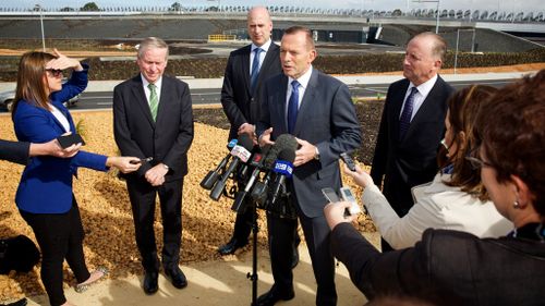 Tony Abbott speaks to reporters in Perth today. (AAP)