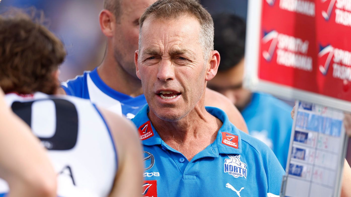 North Melbourne coach Alastair Clarkson.