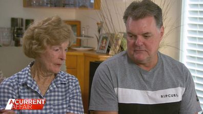 Queensland great-grandmother Margaret and her son Brett.