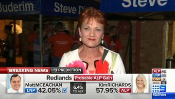 ‘There is a place for One Nation in state politics’: Hanson