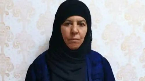 Turkish officials provided this picture of a woman they say is Rasmiya Awad, the sister of slain Islamic State leader Abu Bakr al-Baghdadi.