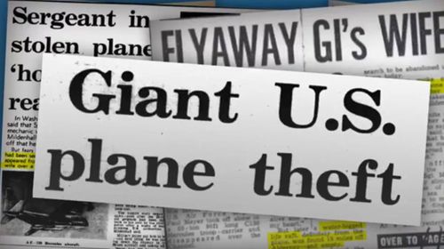 How the UK and US press reported the plane's theft and crash in 1969. (Image: Deeper Dorset).