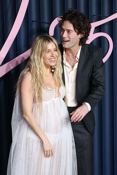 Sienna Miller and Oli Green attend The Fashion Awards 2025