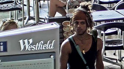 CCTV images showed the man at a nearby Westfield. (Supplied)