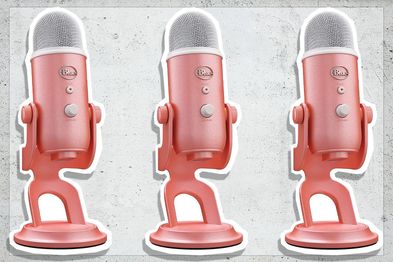 9PR: Logitech for Creators Blue Yeti Premium USB Gaming Microphone, Special Edition Finish - Pink Dawn