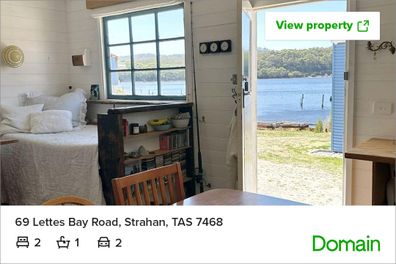 Real estate property Domain tassie cottage seaside shack cheap