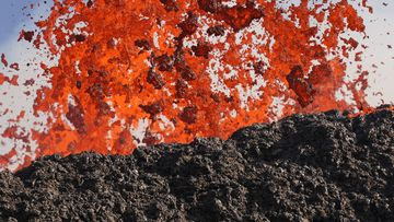 Lost Mtns&#x27; close-up of bubbling lava will be hung in a gallery co-owned by two renowned photographers; Chris Burkard and Benjamin Hardman