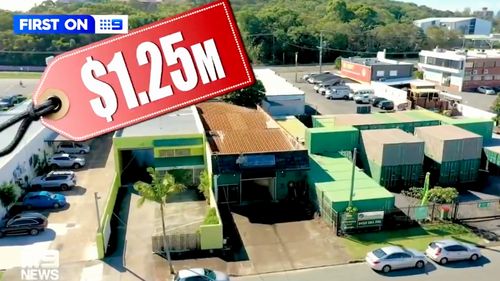 A record-setting price has been paid for an industrial shed on the Gold Coast, with its owner forking out more than $1 million to turn the location into a man cave. 