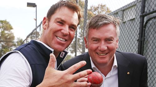 Shane Warne and Eddie McGuire