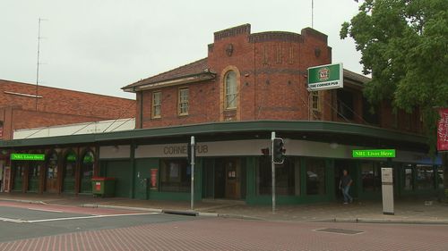 A woman's body was found inside a hotel room at the Corner Pub in Liverpool yesterday.