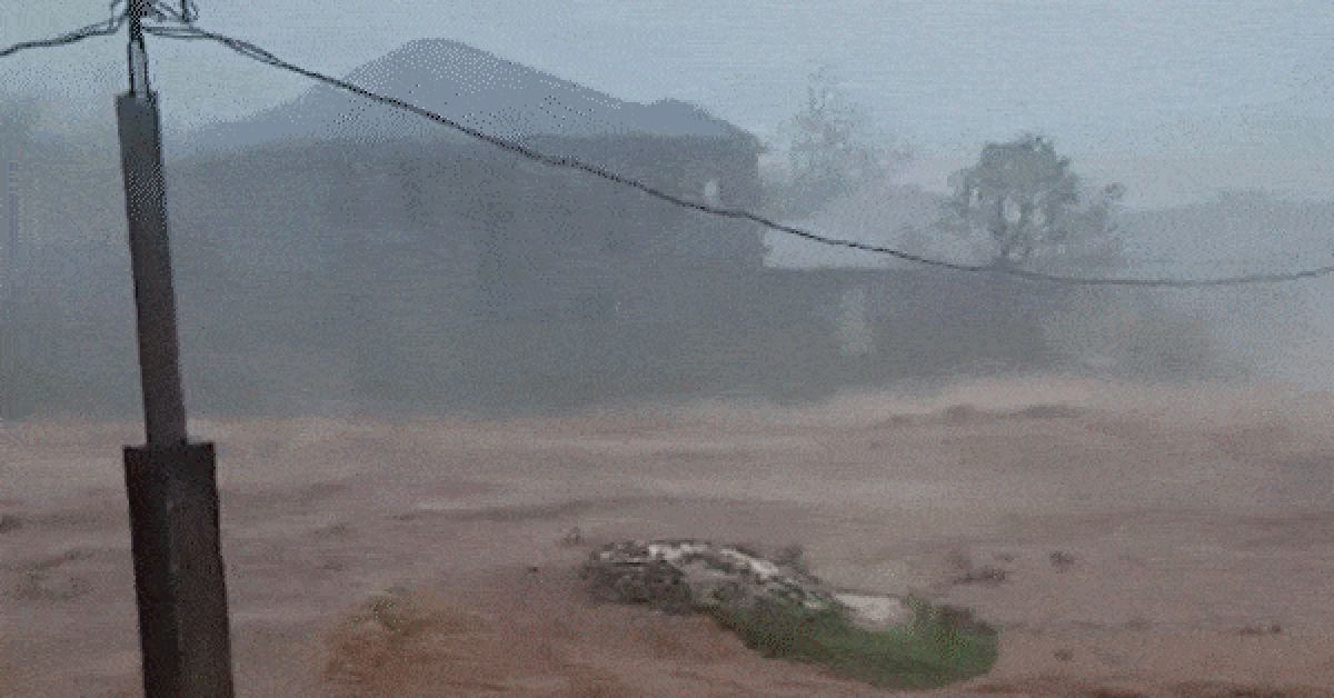 Storm weakens as it churns across Cuba as Category 2 storm