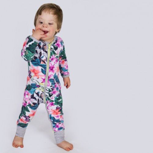 Parker in his floral onesie. (Image courtesy of Angelico Jarvis Photography)